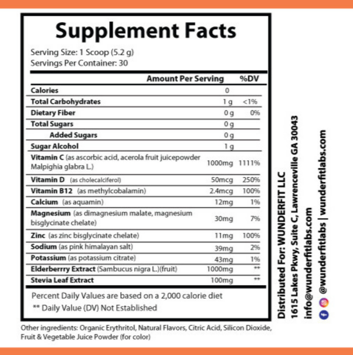 Elderberry Immune+, Powder, 30 Servings