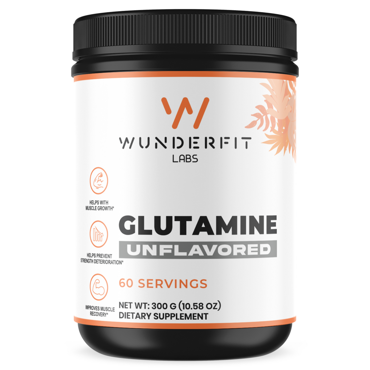 Glutamine, Powder, 100 Servings