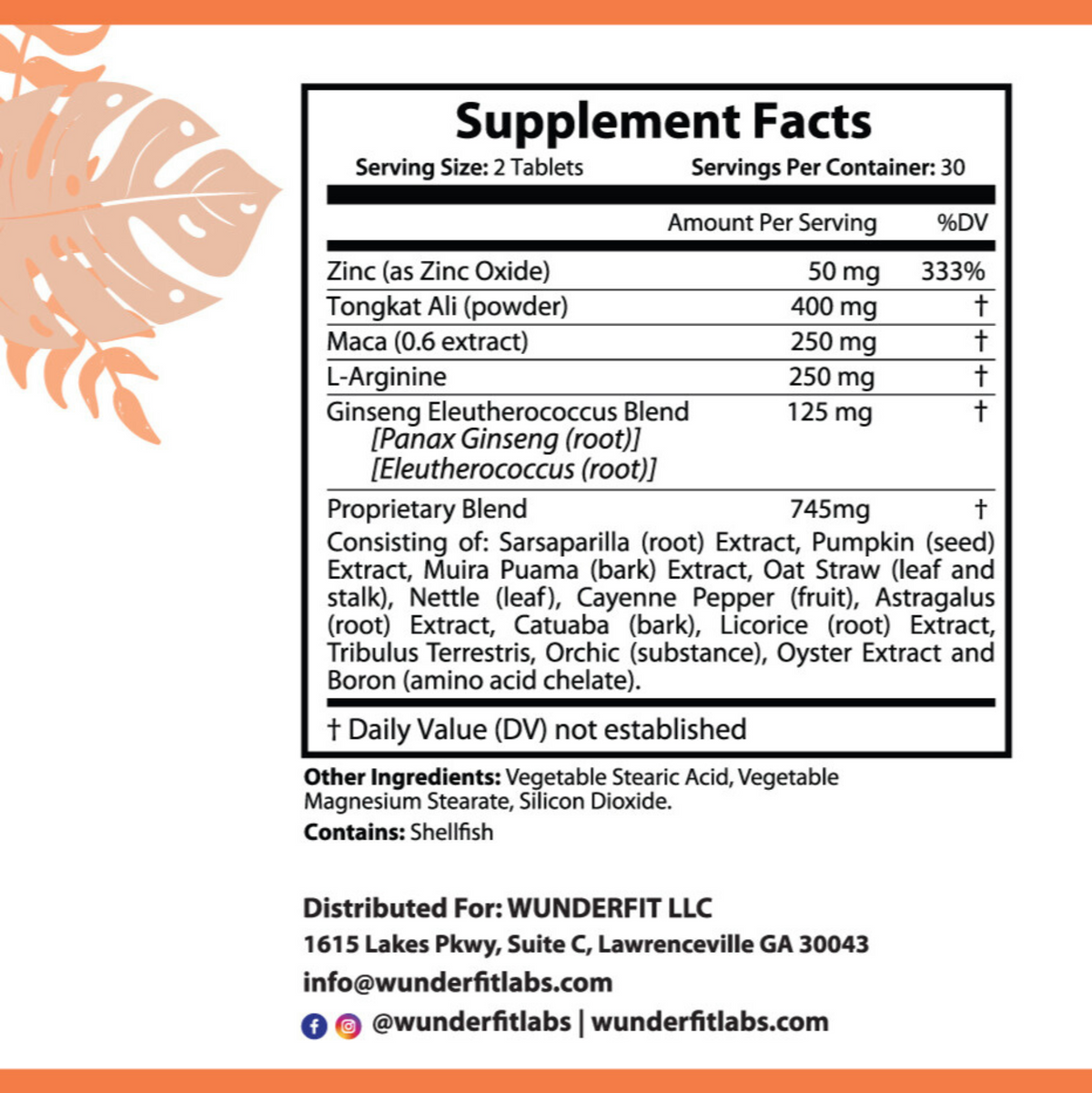 Male Enhancement, Tablets, 30 Servings