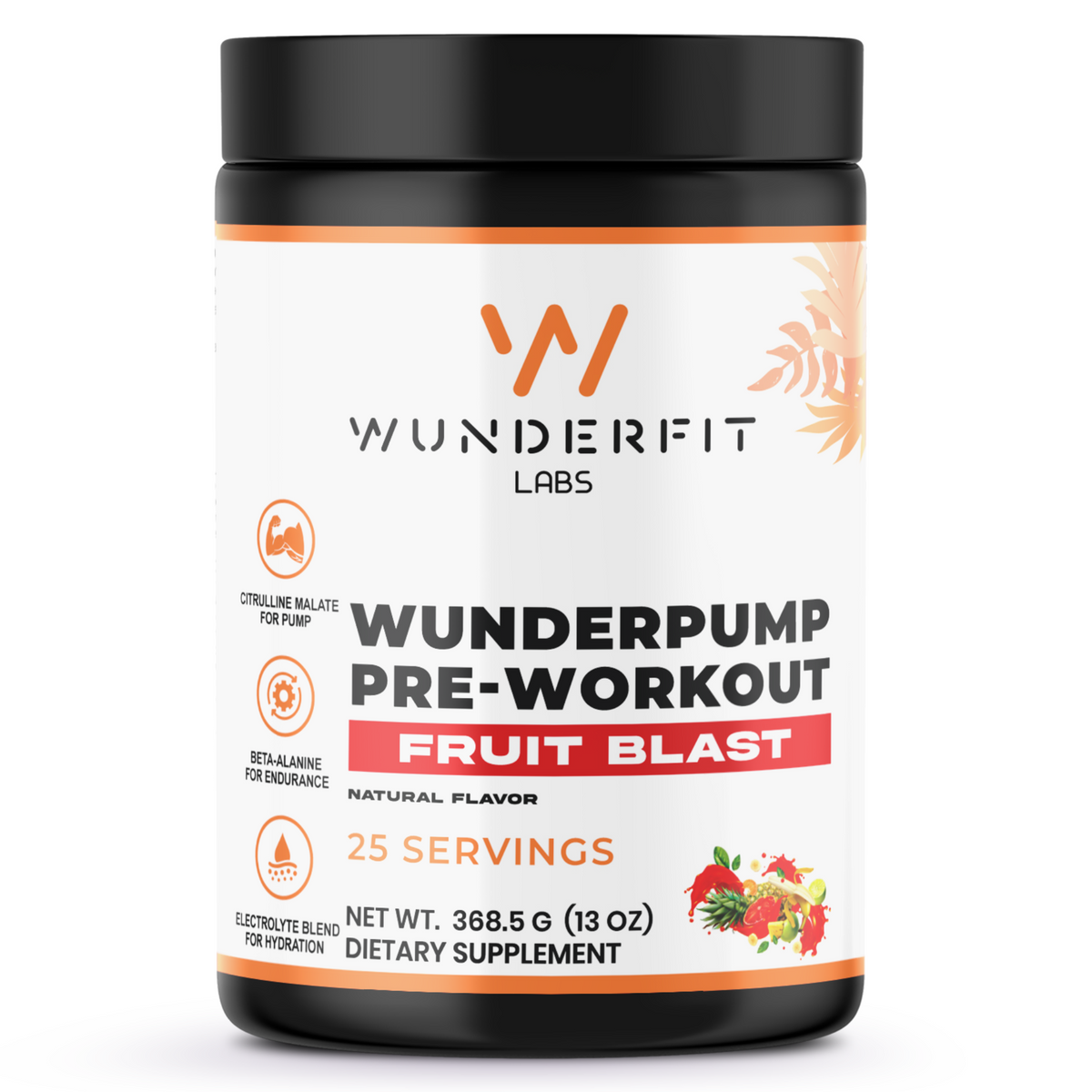 WunderPump Pre-Workout, Powder, 25 Servings