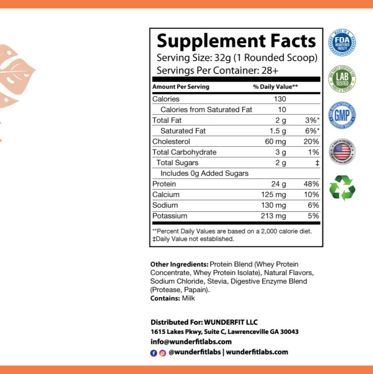 Whey (Natural), Powder, 28+ Servings