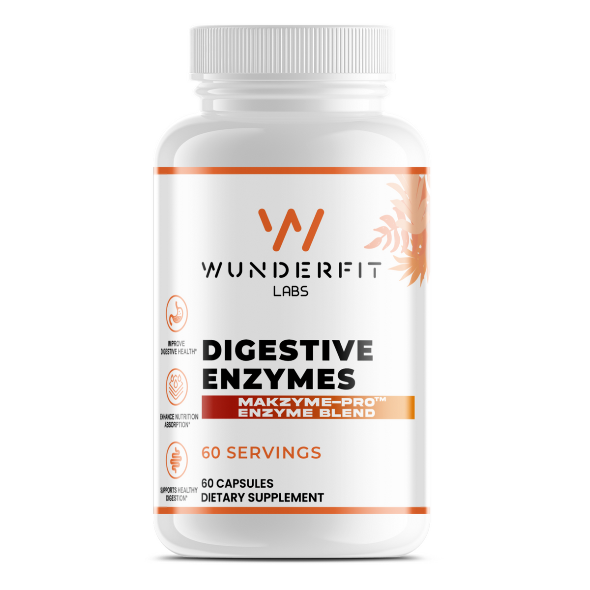 Digestive Enzymes, Capsules, 60 Servings