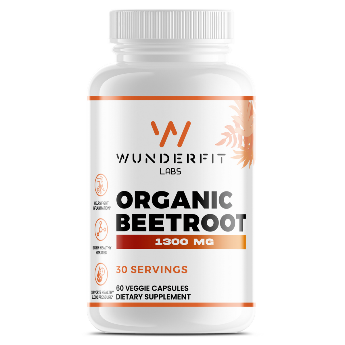 Organic Beetroot, Capsules, 30 Servings