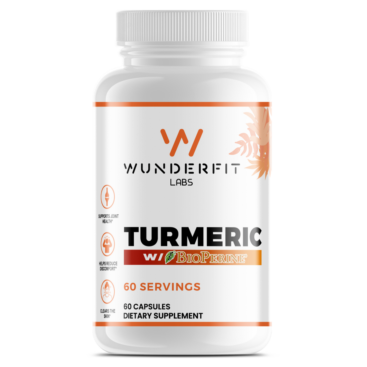 Turmeric, Capsules, 60 Servings